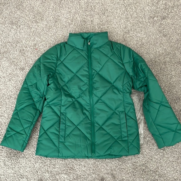 Diamond-Quilted Puffer Jacket NWOT - Picture 3 of 8